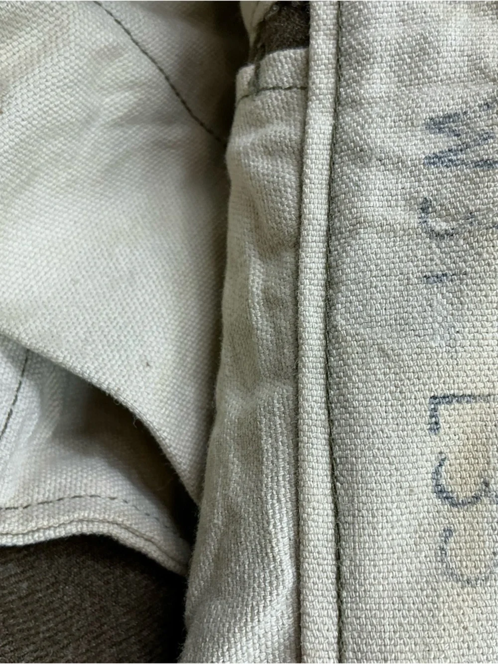 Vintage 1940s US military wool high waist button fly trousers 30x28 USA
